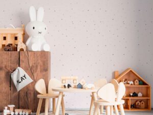 Decoris Grey Polka Dots